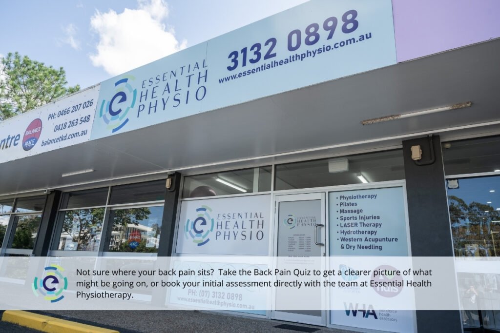 Lower Back Pain Physiotherapy Shailer Park | Essential Health Physio