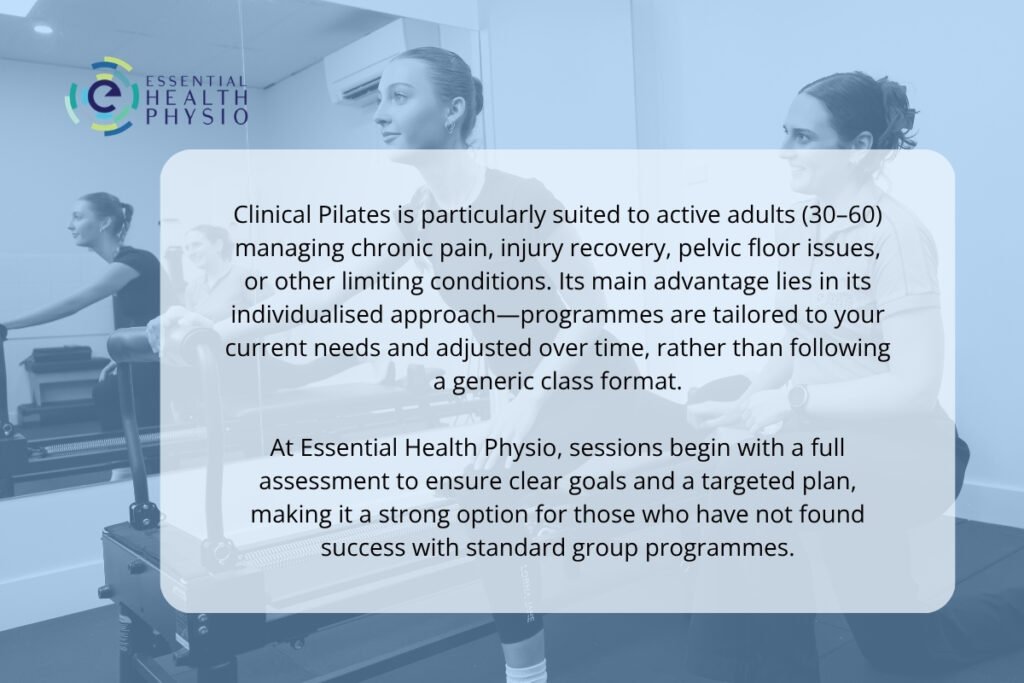 Clinical Pilates vs Regular Pilates | Essential Health Physio Birkdale